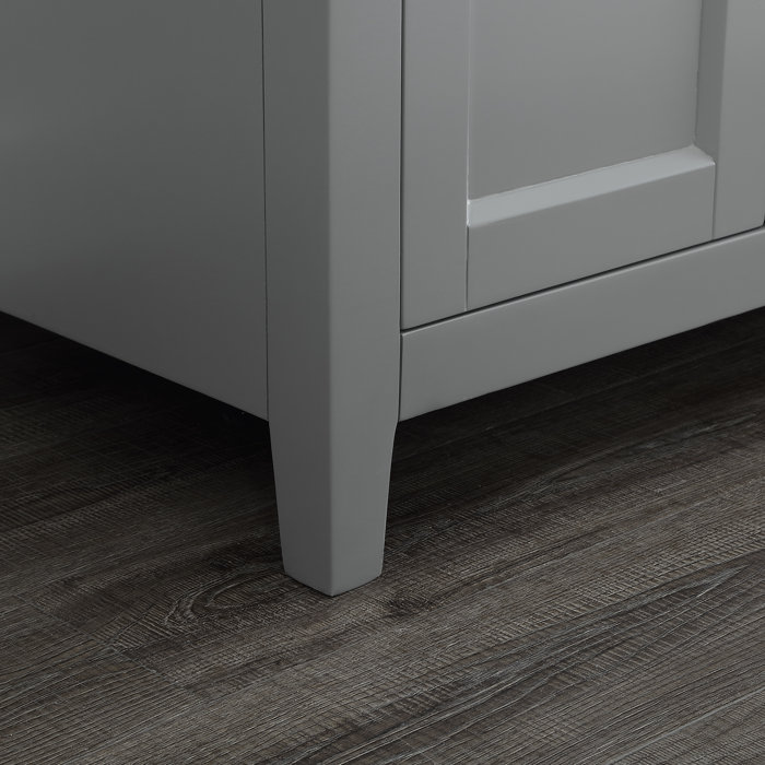 Wrought Studio Horacia 60'' Freestanding Double Bathroom Vanity with